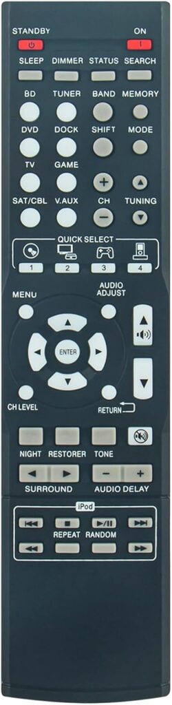 RC-1158 Replacement Remote Control Applicable for Denon AV Receiver AVR-1312 DHT-1312BA DHT-1312XP AVR1312 DHT1312BA DHT1312XP Home Theater Receivers