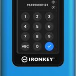 Kingston IronKey Vault Privacy 80 3.8TB External SSD | FIPS 197 | XTS-AES 256GB Encrypted | Touch Screen PIN | Secure Data Protection | IKVP80ES/3840G