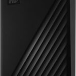 WD 6TB My Passport, Portable External Hard Drive, Black, Backup Software with Defense Against ransomware, and Password Protection, USB 3.1/USB 3.0 Compatible – WDBR9S0060BBK-WESN