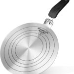 9.45 inch Stainless Steel Induction adapter plate for Induction Electric Gas Glass Cooktop, Heater Diffuser for Moka Pot, Glass bowls, Sauce Pan