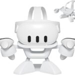 VR Stand, All-in-One Display Holder VR Headset & Controller Stand – Your Complete Desktop Display and Storage Organizer Solution for Oculus Quest 2, Quest 3, Rift S, Valve Index & More