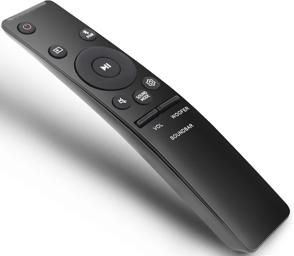 for Samsung Sound Bar Remote, Replacement for Samsung Soundbar Home Theater Audio Surround Sound Speaker System(AH59-02767A)