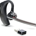 Plantronics – Voyager 5200 UC (Poly) – Bluetooth Single-Ear (Monaural) Headset – USB-A Compatible to connect to your PC and/or Mac – Works with Teams, Zoom & more – Noise Canceling