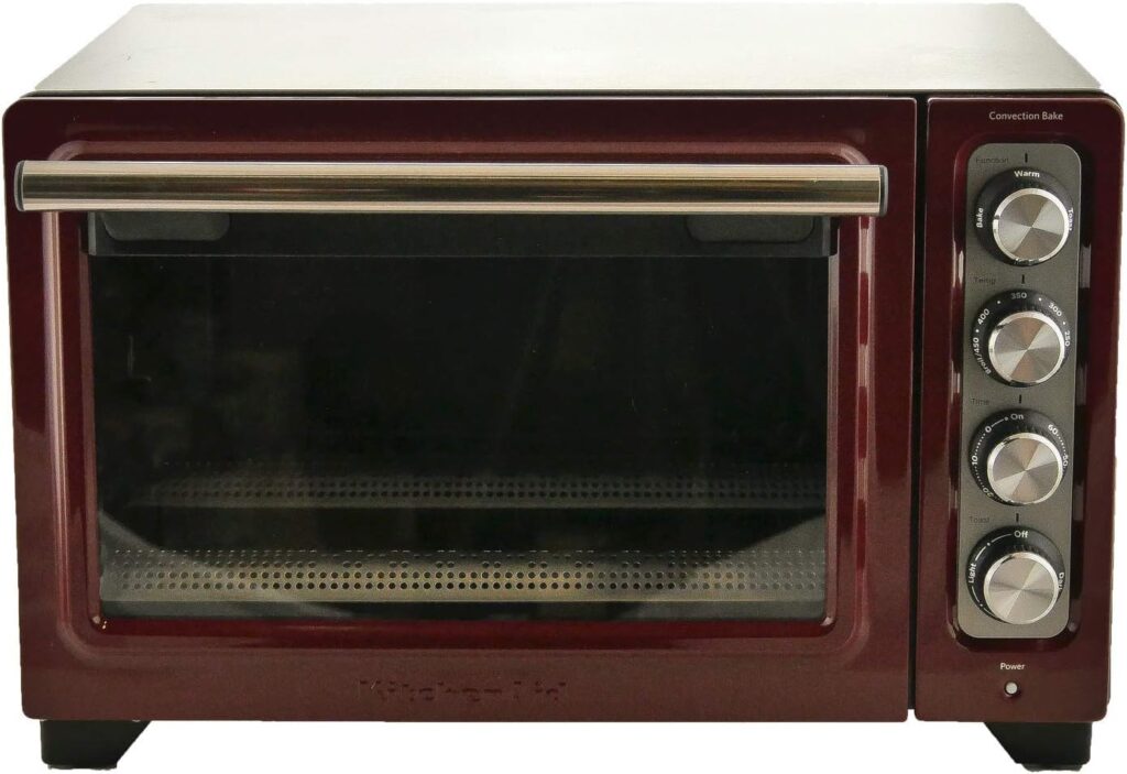 KitchenAid RKCO253GC 12 Inch Counter Top Oven Gloss Cinnamon – (Renewed)