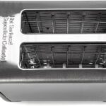 Dominion 2-Slice Toaster with Shade Control, Slide-Out Crumb Tray, Auto-Shutoff, Faster Heating Speed, Toast Lift, Second Generation, Stainless Steel/Black