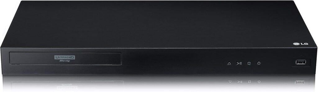 LG UBK80 4K Ultra-HD Blu-ray Player with HDR Compatibility (2018) (Renewed)