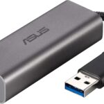 ASUS 2.5G Ethernet USB Adapter (USB-C2500) Wired LAN Network Connection for Mac OS, Linux, Windows, Backward Compatible on 2.5G, 1G, 100Mbps, Ideal for Gaming