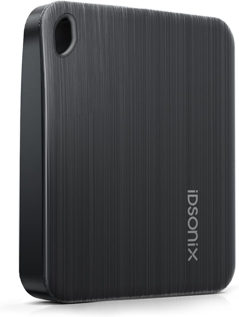 iDsonix 1TB External SSD – USB 3.2 Gen 1 Read Speed up to 466MB/s Portable Solid State Drive for Backup Videos and Photos, Compatible with Mac, PC, Tablet, iPhone 15 – i5PLUS