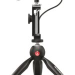 Shure MV88+ Video Kit – Digital Stereo Condenser Microphone for Apple and Android, with Manfrotto PIXI Tripod, Phone Clamp, Mount, iOS and USB-C Cables for Next-Level Compatibility and Connectivity