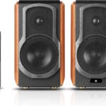 Edifier S1000W WiFi Audiophile Active Bookshelf 2.0 Speakers, 120W RMS Wireless HiFi Bluetooth Sound System Works with Alexa, Optical/RCA x 2 Coaxial, Supports AirPlay 2, Spotify Tidal Connect- Pair