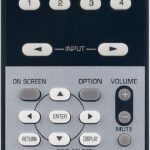 RAV39 WU74100 PERFASCIN Replace Remote Control Fit for Yamaha AV Receiver RAV40-WU81380 RX-A2000 RXA2000 RXA3000 RX-A3000 RX-A2000BL RX-A3000BL WU74100 RXA2000BL RXA3000BL RAV39 Zone 2/RX-A3000