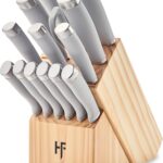 Hampton Forge Epicure Cool 15Pc Block Set, 6.70 LB, Taupe/Grey