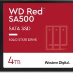 Western Digital 4TB WD Red SA500 NAS 3D NAND Internal SSD – SATA III 6 Gb/s, 2.5″/7mm, Up to 560 MB/s – WDS400T1R0A, Solid State Hard Drive