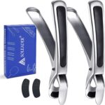 SOLEADER Plate Gripper Compatible With Instant Pot Accessories, Air Fryer Pans Gripper, Hot Plate Bowl Retriever For Egg Custard For Jidangeng, For Microwave Toaster Oven Steamer, Pack of Two