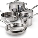 Tramontina Signature Tri-Ply Clad Stainless Steel 9-Piece Cookware Set with Lids, Pots and Pans Kitchen Set, Induction-Ready, Dishwasher-Safe, NSF-Certified