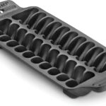 Outset 76375 Shrimp Cast Iron Grill and Serving Pan , Black