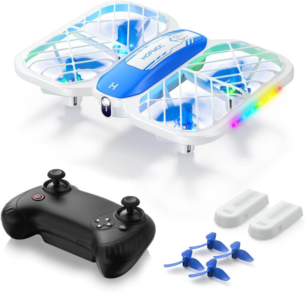 Mini Drone for Kids 8-15, Indoor Drones Gifts for Boys 8-12, Boys Toys Age 8-10, Beginner Drones with Propeller Protection, Throw to Go, Altitude Hold, 3D Flips and Headless Mode