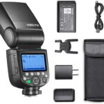 Godox V860III-N Flash for Nikon Camera Flash Speedlite Speedlight 7.2V/2600mAh Li-ion Battery, 2.4G Wireless HSS 1/8000 1.5s Recycle Time 10 Levels LED Modeling Light for Nikon (Upgraded V860II-N)