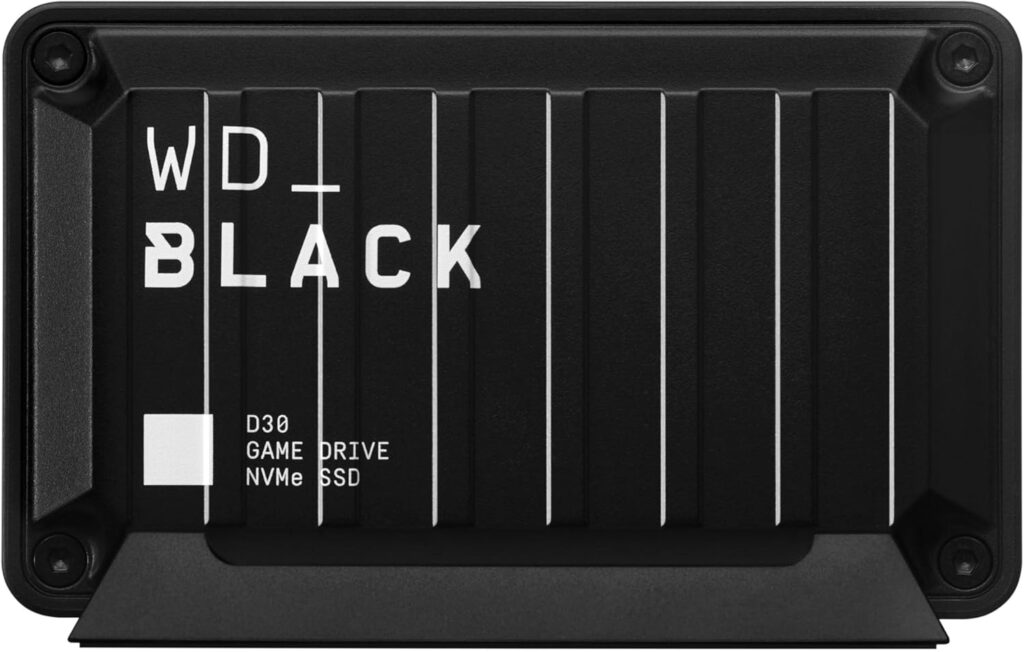 Western Digital 1TB D30 Game Drive SSD – Portable External Solid State Drive, Compatible with Playstation, Xbox, & PC, Up to 900MB/s – WDBATL0010BBK-WESN