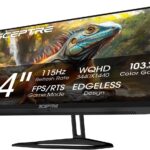 Sceptre New IPS 34-inch Prime Monitor 3440 x 1440 up to 115Hz 103% sRGB DisplayPort HDMI Build-in Speakers, Machine Black 2026 (E345W Series)