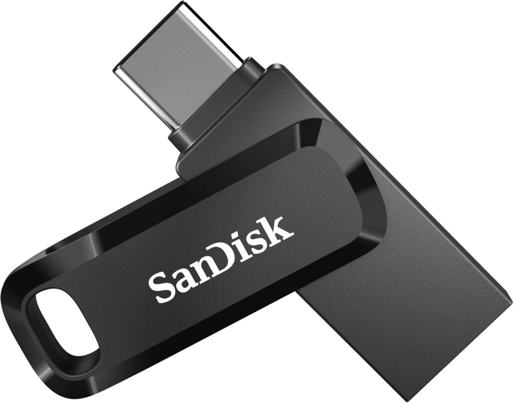 SanDisk 256GB Ultra Dual Drive Go USB Type-C Flash Drive, Black – SDDDC3-256G-GAM46