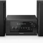 Panasonic Compact Stereo System with CD Player, Bluetooth, FM Radio and USB with Bass and Treble Control, 80W Stereo System for Home with Remote Control – SC-PM700PP-K (Black)