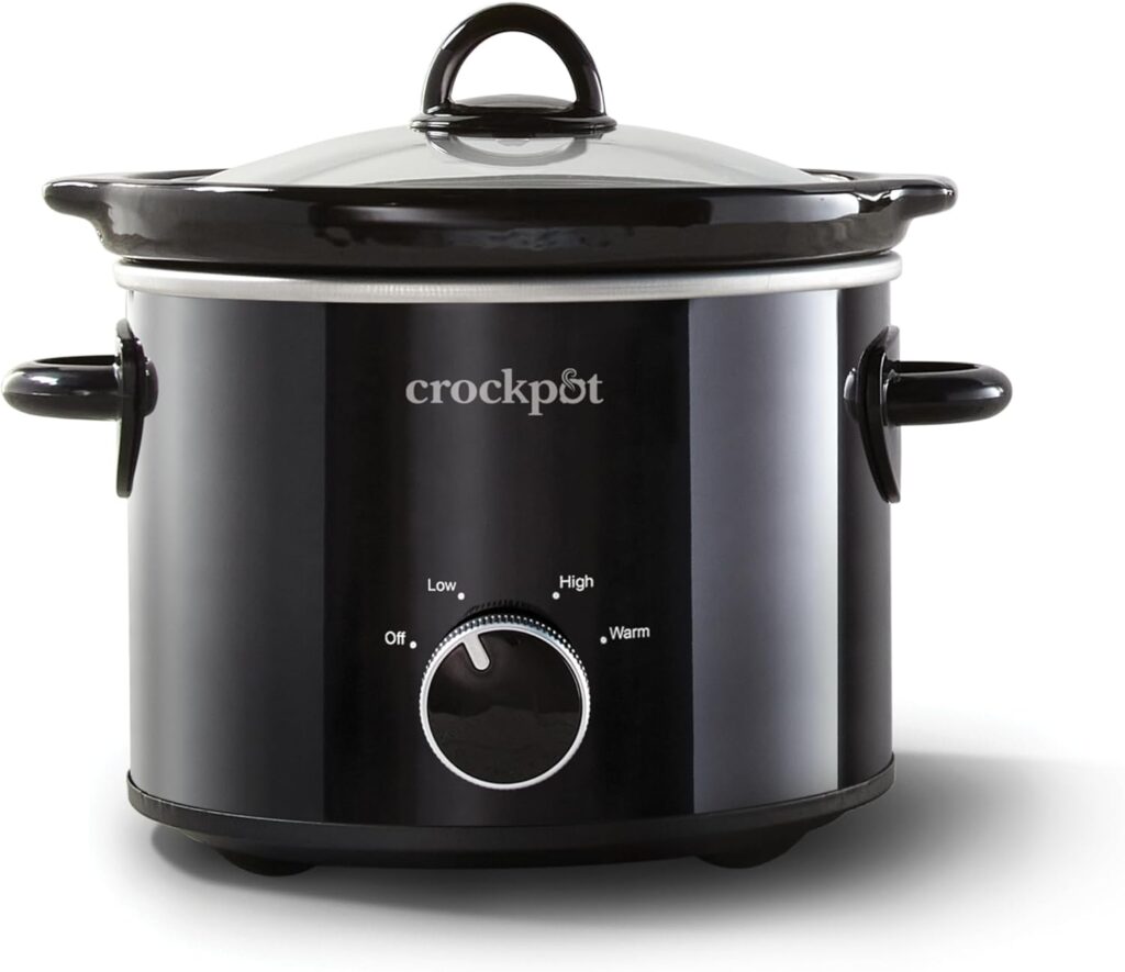 Crockpot 2-Quart Classic Slow Cooker Small Slow Cooker Black