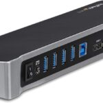 StarTech.com Triple Monitor USB 3.0 Docking Station, 2x 4K DisplayPort & HDMI, USB Type A Universal Laptop Dock, Windows/Mac, TAA