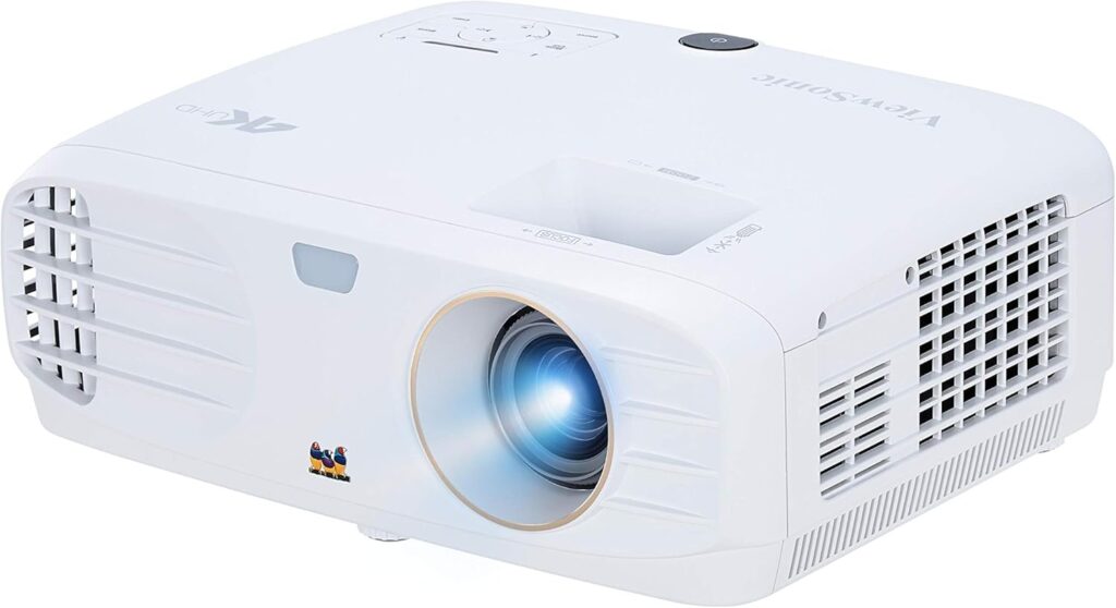 ViewSonic True 4K Home Theater Projector with Wide Color Gamut RGB Rec 709 HDR Support and Dual HDMI, Stream Netflix with Dongle (PX727-4K)
