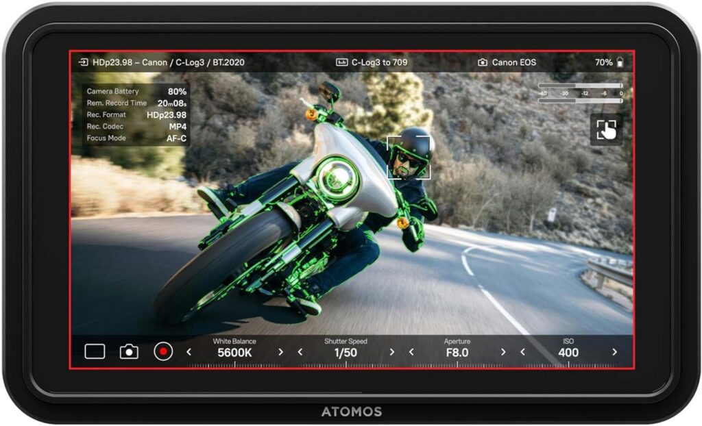 Atomos Shinobi II HDMI 4K Monitor with HDR Touchscreen, All Day Battery Life, and Lightweight Design (Black)