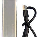 Portable SSD External Hard Drive, Red, M.2 Type-C, 4TB Storage, USB 3.1, Compatible with Windows.7/10/11 SHL-R320 Silver