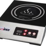 Winco EIC-400E Commercial-Grade Portable Induction Cooktop Burner, 1800 W, 120V