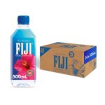 FIJI Natural Artesian Bottled Water 500mL / 16.9 Fl Ounce (Pack of 24) – 100% Natural Electrolytes