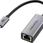 Cable Matters USB C to 5Gb Ethernet Adapter, 5 Gigabit Network Speed, USB C to Ethernet Adapter Compatible with USB4, Thunderbolt 4/5, Plug & Play for MacBook, Laptop, and USBC Devices