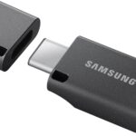 Samsung Type-C 512GB USB 3.2 Gen 1 Flash Drive, 400MB/s, External Memory and Storage for Computers, Mobile Devices, MUF-512DA4/AM, Gray, 2024