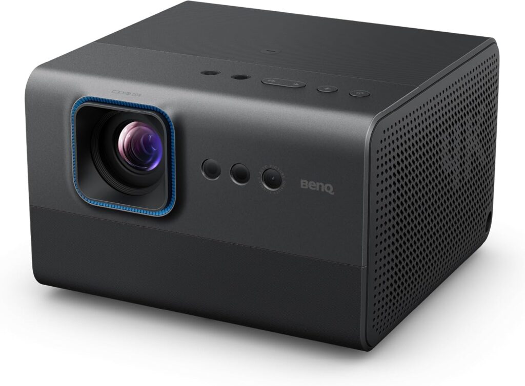 BenQ GP520 4K HDR 2600lm LED Living Room Projector for Home Entertainment with Google TV, Auto Cinema Mode, MEMC, Rec.709, HDR10+, HDMI 2.1, USB-A, USB-C, Wifi6, Bluetooth5.2, eARC, Dolby, 7.1 Channel