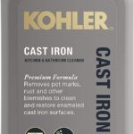 KOHLER K-23725-NA Cast Iron Cleaner, For Kitchen and Bathroom, 8 oz Bottle, Nonabrasive Cream-based Cleaner