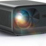 Paris Rhône Ultra 4K Projector,Native 4K Projector with WiFi 6 and Bluetooth 5.0,12w*2 3D Soundscape,600 ANSI Lumens, Android TV,Auto Focus/Keystone, Home Projector Compatible with iOS/Android/HDMI/TV