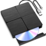 External Blu Ray Drive – External Blueray/DVD Drive for PC,USB3.0 & Type C Blu Ray Drive Read and Write BD/DVD/CD, Bluray Burner External Compatible with Windows XP/7/8/10/11, Linux, Mac OS