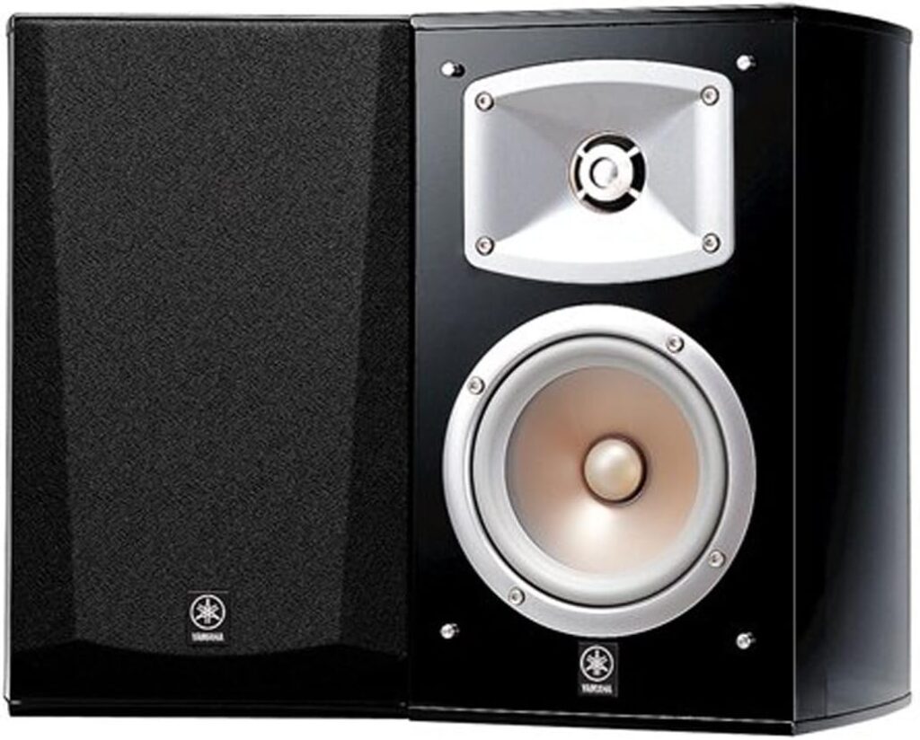 YAMAHA NS-333 2-Way Bass Reflex Bookshelf Speakers (Pair) Black