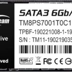 TEAMGROUP MS30 1TB with SLC Cache 3D NAND TLC M.2 2280 SATA III 6Gb/s Internal Solid State Drive SSD (Read/Write Speed up to 530/480 MB/s) Compatible with Laptop & PC Desktop TM8PS7001T0C101