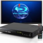 Blu Ray DVD Player,Full HD Blu-ray Disc Player CD Players with Easy Hook Up and User Friendly, 1080P Home Theater DVD Player with HDMI Output, Support HDD and USB Playback