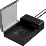 SABRENT USB 3.0 to SATA External Hard Drive Lay Flat Docking Station with Built in Cooling Fan for 2.5 or 3.5in HDD, SSD [Support UASP and 22TB] (EC-DFFN)