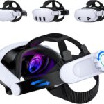 Head Strap for Quest 3S/Quest 3/Quest 2,Quest 3 Elite Strap Replacement Enhanced Support Comfort,VR Accessories Compatible with Oculus Quest 3 Headstrap Reduce Facial Stress Mac Games