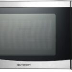 Emerson MWI1212SS Countertop Microwave Oven with Inverter and Button Control, LED Display 1000W 10 Power Levels, 8 Auto Menus, Glass Turntable and Child Safe Lock, 1.2 Cu. Ft, Stainless Steel