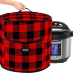 BAGSPRITE Dust Cover Compatible with Instant Pot 6 Quart-Appliance Covers- Insulated Pressure Cooker Cover with Pockets for Accessories