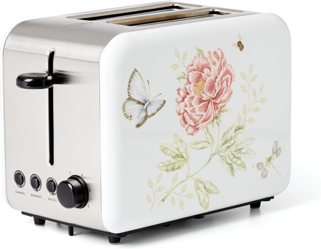 Lenox 894541 Butterfly Meadow Toaster, 3.60 LB, 0