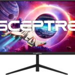 Sceptre 27-inch Gaming Monitor 165Hz 144Hz 1ms AMD FreeSync Premium HDMI DisplayPort Build-in Speakers, 99% sRGB Machine Black (E275B-FWD168 Series)