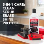 Weiman Cooktop and Stove Top Cleaner Kit – Glass Cook Top Cleaner and Polish 10 oz. Scrubbing Pad, Cleaning Tool, Razor, Scraper