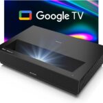 WEMAX Nova Pro 4K Ultra Short Throw Projector, 150″ ALPD Laser TV with Smart Google TV, 2100 ISO Lumens, Dolby Audio DTS-HD, UST Projector for Movie, WiFi Bluetooth, Built in Google Assistant